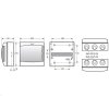 Rozvaděč SolarBOX FAMATEL fr003L T1+T2 (1000V DC) pro 1 string IP65 certifikovaný