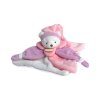 Doudou Dárková sada - plyšový usínáček růžový medvídek 24 cm