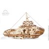 Ugears 3D drevené mechanické puzzle remorkér