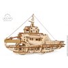 Ugears 3D drevené mechanické puzzle remorkér