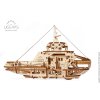 Ugears 3D drevené mechanické puzzle remorkér