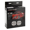 Denné svetlá 4 HIGH POWER LED 12V/24V (okrúhle 70 mm)