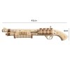 RoboTime 3D drevené mechanické puzzle Shotgun Terminator