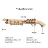 RoboTime 3D drevené mechanické puzzle Shotgun Terminator
