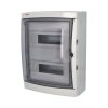 Rozvaděč Acqua 3926-TTB IP65, 26mod., na omítku, průhl. dveře, 410x310x150mm
