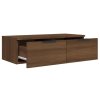 Multidom Nástenné skrinky 2 ks hnedý dub 68x30x20 cm spracované drevo