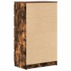 Multidom Zásuvková skrinka dymový dub 60x36x103 cm spracované drevo