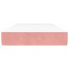 Multidom Matrac s taštičkovými pružinami ružový 120x190x20 cm zamat