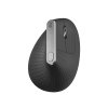 Logitech MX Vertical/Vertikálna/Optická/Pre pravákov/4 000 DPI/USB+BT/Grafitová