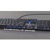 Genesis herná mechanická klávesnica THOR 420/RGB/Content Slim Blue/Drôtová USB/US layout/Sivá