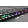 Genesis herná mechanická klávesnica THOR 420/RGB/Content Slim Blue/Drôtová USB/US layout/Sivá