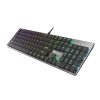 Genesis herná mechanická klávesnica THOR 420/RGB/Content Slim Blue/Drôtová USB/US layout/Sivá