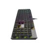 Genesis herná mechanická klávesnica THOR 420/RGB/Content Slim Blue/Drôtová USB/US layout/Sivá