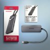 AXAGON HMC-5H8K, USB 5Gbps hub, 2x USB-A, USB-C, HDMI 8k/30Hz, PD 100W, kábel USB-C 15cm