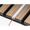 LED osvetlenie G21 pre akustické panely 100 cm, teplá žltá, 24V