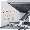 AXAGON HMC-STND, stojan pre 10''-16'' notebooky, USB 5Gbps hub, 3x USB-A, HDMI 4k/60Hz, RJ-45, PD 100W