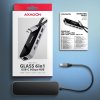 AXAGON HMC-6GLN, USB 5Gbps hub, 2x USB-A, USB-C, HDMI 4k/60Hz, RJ-45 GLAN, PD 100W, kábel USB-C 20cm