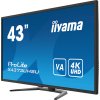 iiyama ProLite/X4373UHSU-B1/42,5''/VA/4K UHD/60Hz/3ms/Black/3R