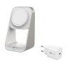 ER POWER nabíjací MFM MagSafe stojan 2v1 - biely