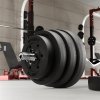 Sada bitumenových závaží 4x5kg, 31mm, REBEL ACTIVE RBA-2102