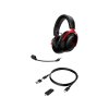 HP HyperX Cloud III/USB-C/Drôt/USB/Bezdrôt/Čierna-červená