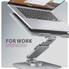 AXAGON STND-LR, hliníkový stojan pre notebooky 10 ''- 17'' s nastaviteľnou výškou, uhlom a 360 ° rotáciou