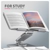 AXAGON STND-LR, hliníkový stojan pre notebooky 10 ''- 17'' s nastaviteľnou výškou, uhlom a 360 ° rotáciou
