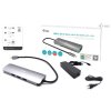 i-tec USB-C Metal Nano Docking Station 4K HDMI LAN, Power Delivery 100 W + Charger 100 W (bundle)