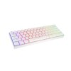 Genesis herná klávesnica THOR 660 G2/Gateron Red/USB+BT/US layout/Biela