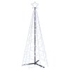 Multidom Vianočný stromček, kužeľ 200 LED, studené biele svetlo 70x180cm