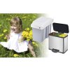 Hailo Odpadkový kôš Multi-Box Duo do kuchynskej skrinky L 2x14 l krémový 3659-001