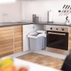 Hailo Odpadkový kôš Multi-Box Duo do kuchynskej skrinky L 2x14 l krémový 3659-001