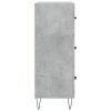 Multidom Komoda betónovo sivá 69,5x34x90 cm kompozitné drevo