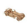 Ugears 3D dřevěné mechanické puzzle Sportovní auto Rapid Mouse