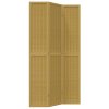 Multidom Paraván 3 panely hnedý masívne drevo paulownie
