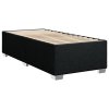 Multidom Posteľný rám boxspring s matracom čierny 90x190 cm látka