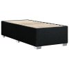 Multidom Posteľný rám boxspring s matracom čierny 90x200 cm látka