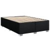 Multidom Posteľný rám boxspring s matracom čierny 140x200 cm látka
