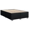 Multidom Posteľný rám boxspring s matracom čierny 140x200 cm látka