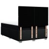Multidom Posteľný rám boxspring s matracom čierny 140x200 cm látka