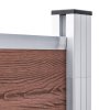 Multidom Záhradný plot, WPC 1391x186 cm, hnedý