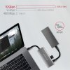 AXAGON HMC-5G2, USB 10Gbps hub, porty 2x USB-A, 2x USB-C, HDMI 4k/60, PD 100W, kábel USB-C 13cm