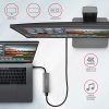 AXAGON HMC-5G2, USB 10Gbps hub, porty 2x USB-A, 2x USB-C, HDMI 4k/60, PD 100W, kábel USB-C 13cm