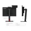Lenovo ThinkCentre/Tiny-In-One 22 Gen 5/21,5''/IPS/FHD/60Hz/6ms/Black/3R