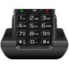 EVOLVEO EasyPhone, mobilný telefón pre seniorov s nabíjacím stojanom, čierna