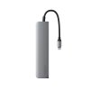 Epico 6v1 Alu Hub 8K s USB-C konektorom - šedá