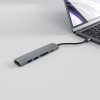 Epico 6v1 Alu Hub 8K s USB-C konektorom - šedá