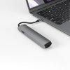 Epico 6v1 Slim Hub 8K s USB-C konektorom - šedá