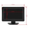 Compass 33397 LCD displej so stojanom pre parkovaciu kameru