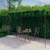 Multidom Záhradná pergola, starožitná hnedá 6x3x2,5 m, železo
